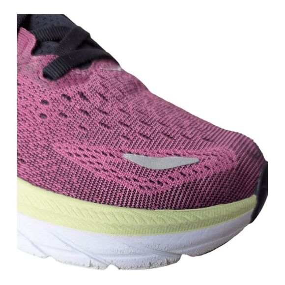 HOKA ONE ONE Clifton 8 'Ibis Rose Pink Green' Running Shoes Size 9.5B - Picture 11 of 16